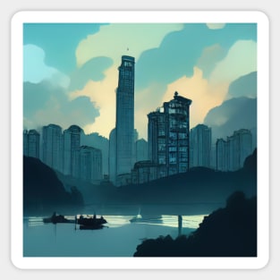 Chongqing | Comics Style Sticker